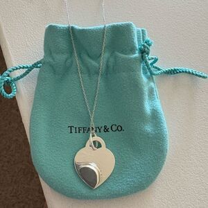 Tiffany & Co. Large Heart Necklace